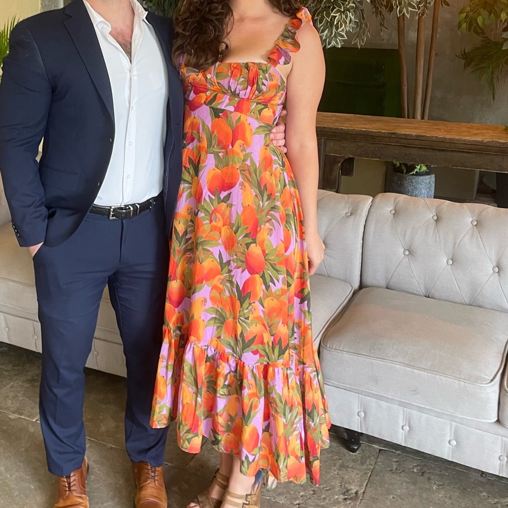 Farm Rio Mango Macaws Dress